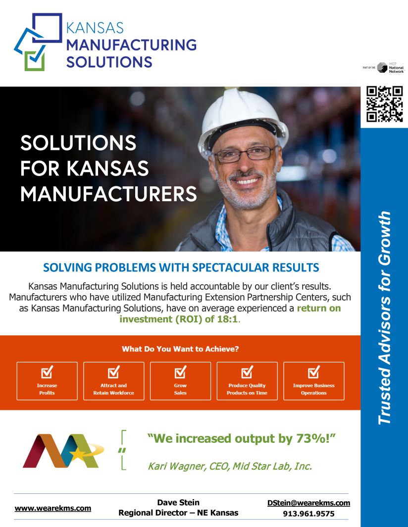 KMS consults with Kansas manufacturers