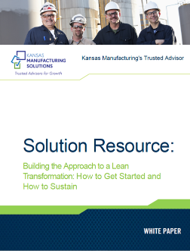 Kansas Manufacturing Solutions Lean Transformation eBook graphic